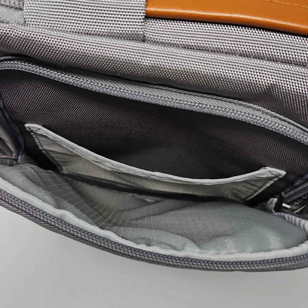 Tomtoc Gray Zipper Computer Ipad Tablet Bag Case Handle Unisex